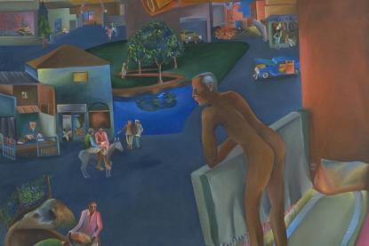Bhupen Khakhar, You Can’t Please All, 1981